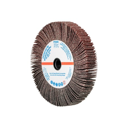 Pferd 5" x 3/4" Unmounted Flap Wheel - 5/8-11 Thread, Aluminum Oxide 40 Grit 45761